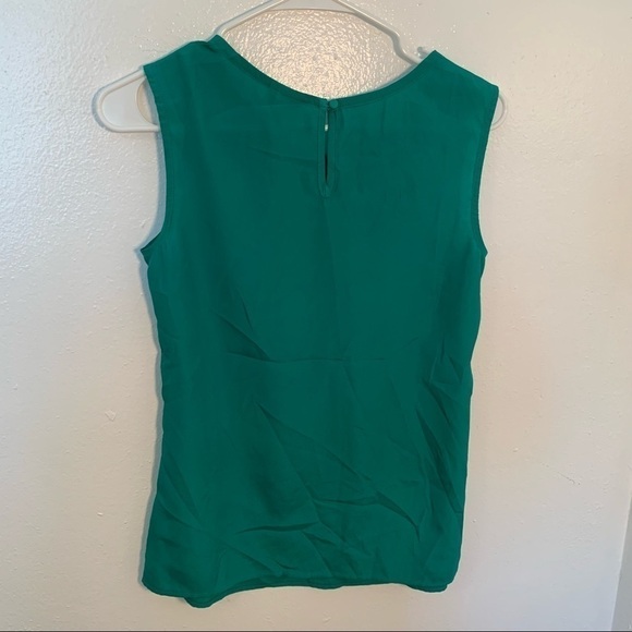 Merona Sleeveless Scoop Neck Blouse Green - Picture 7 of 8